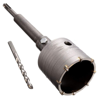 Hole Saw Kit for SDS Plus, 65Mm SDS plus Shank Hole Saw Cutter Concrete Cement S