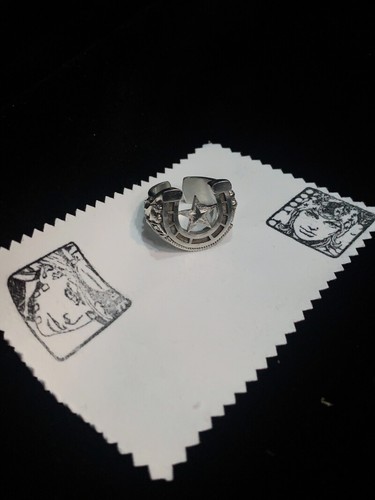 JoJo's Bizarre Adventure JOJO&Gyro Sterling Silver Jewelry Ring Unisex Gift - Picture 3 of 13