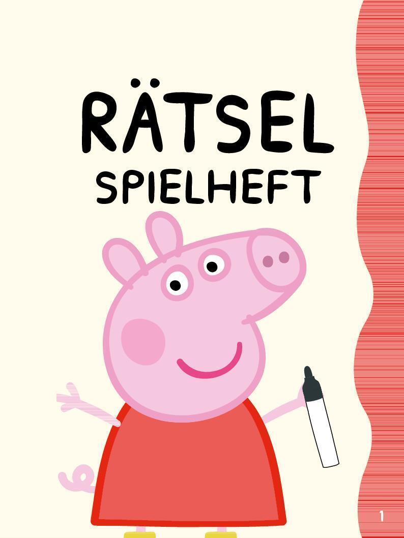 Thumbnail - Peppa Pig - Rätsel-spielheft. Mit Stift Und Abwischbaren Seiten