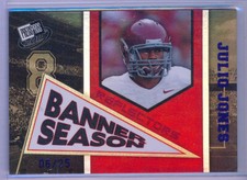JULIO JONES - 2011 Press Pass Rookie Banner Season PURPLE SSP /25 - Bama Falcons