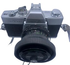 VTG Minolta SRT 100 35mm SLR Film Camera Japan W/ 55mm  85mm Lens 2 Polarizers