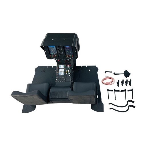 Repuestos de carrocería de helicóptero de radiocontrol fuselaje Roban talla 600 modelo MD500D - Imagen 8 de 16