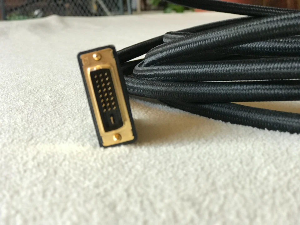 16 FT DVI - 24+1 Dual Link Male to Male Digital Video Cable Gold Plated HQ - Image 4 of 4