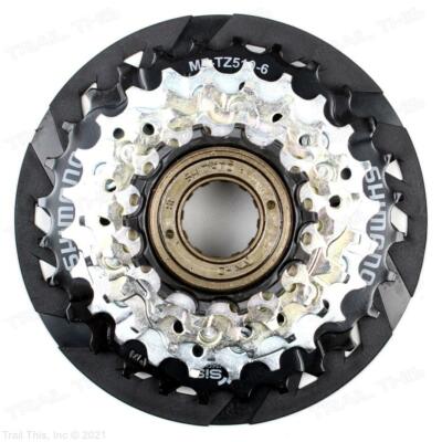 Shimano TZ510 6-Speed 14-28T Bicycle Freewheel Thread-on Type 14
