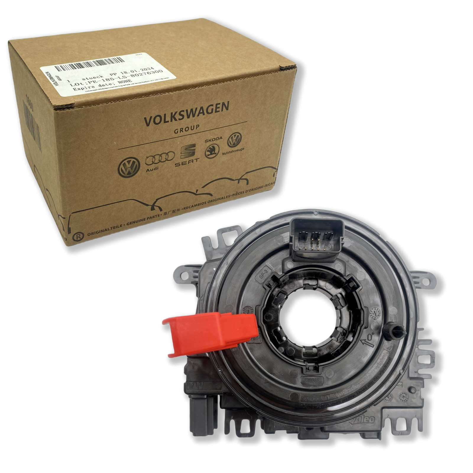 Anillo abrasivo de airbag de muelle de bobinado original Volkswagen 5Q0953569A para VW Passat Skoda