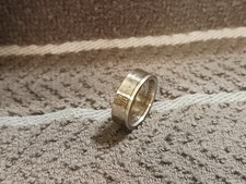 Washington State 90 Silver Handcrafted Quarters coin ring size 6 2007 