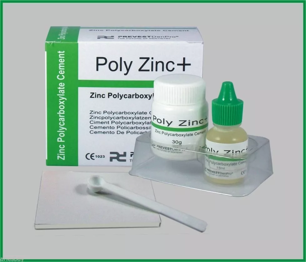 NEW Zinc PolyCarboxylate dental Cement..by Prevest DenPro Poly Zinc + FREE  SHIP