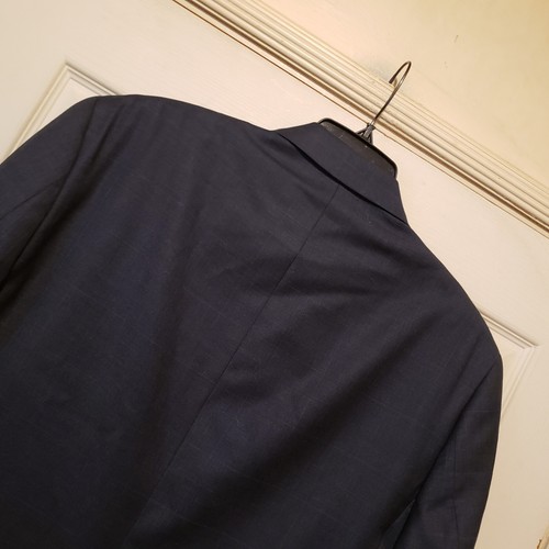 Lauren Ralph Lauren Blazer Mens 42S Blue Wool Career Office Jacket Unstructured - Picture 11 of 16