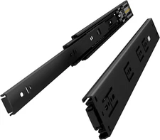 14" Soft Close Drawer Slide, #VK1245, 3-Fold Full Extension, Self Silent Closing