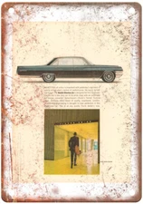 Vintage 1963 Buick Electra 225 Auto Ad Reproduction Metal Sign A10879