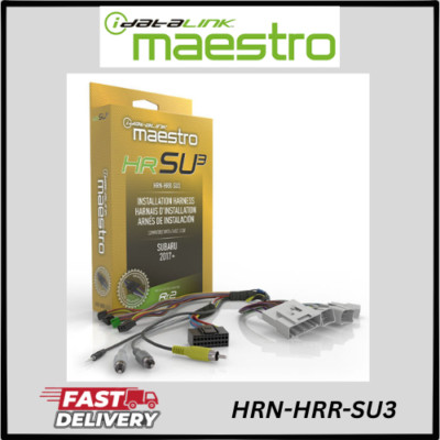 IDATALINK MAESTRO HRN-HRR-SU3 / T-HARNESS FOR 2017+ SUBARU VEHICLES *NEW* HRSU3