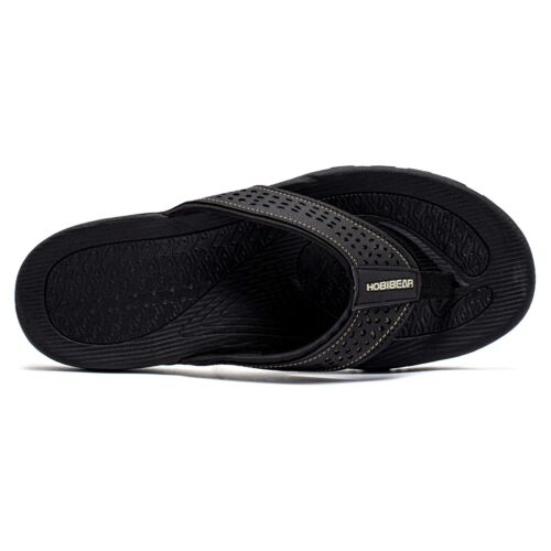 Sandalias de tanga cómodas chanclas para hombre para playa piscina ducha y ropa informal - Imagen 4 de 7