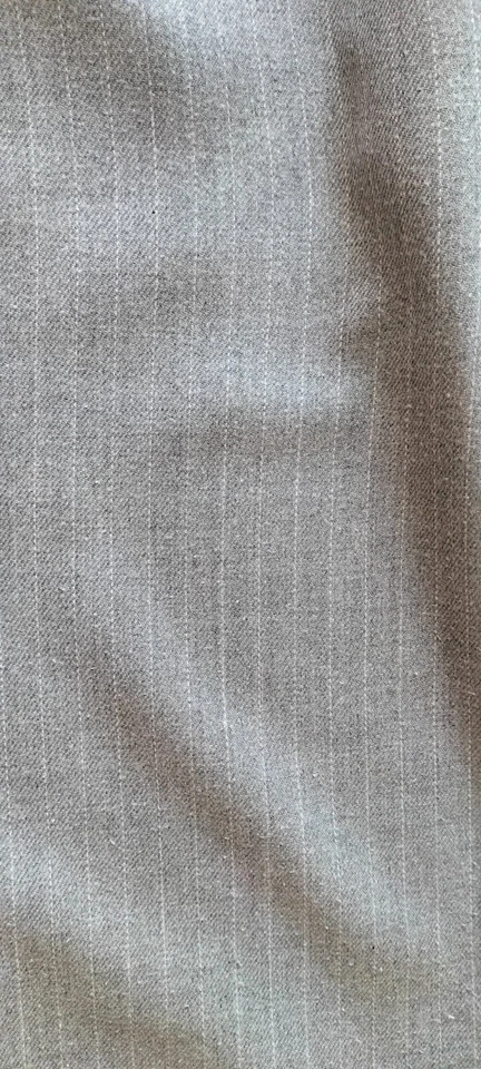 Pantalon gris raye blanc taille 36 - Photo 2/4