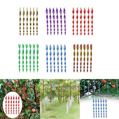 6er Pack 30cm Vogelschreck reflektierende Möwenschreckstäbchen hochwirksam