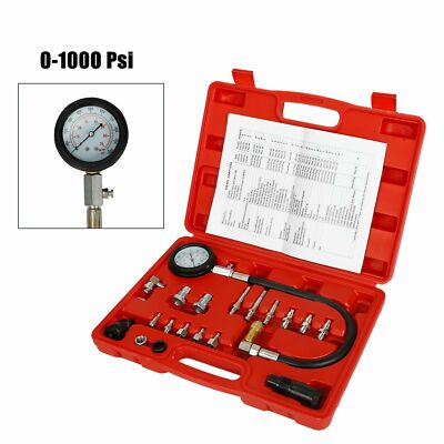 Diesel Engine Compression Tester – 1000 PSI, For Ford/Cummins/Detroit, WINMAX Tool Diesel Compression Gauge - Foto 5