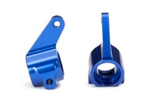 Traxxas Rustler/Stampede/Bandit Blue Anodized Aluminum Steering Blocks : 3636A