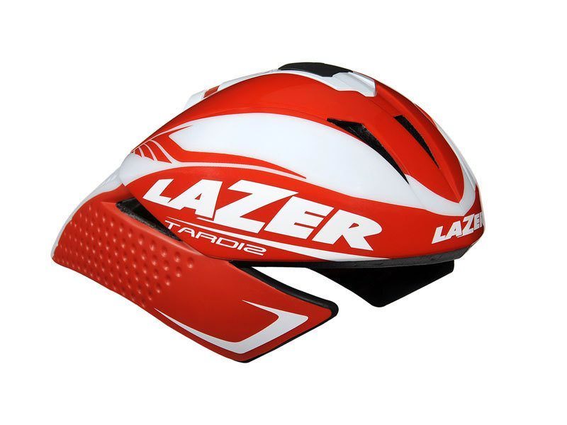 Lazer Tardiz TT Cycling Helmet Red White RRP - Main Image