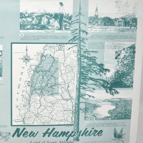 1960s Dartmouth College Skiway Brundage Lodge Lyme Ski Lift Lake Mt