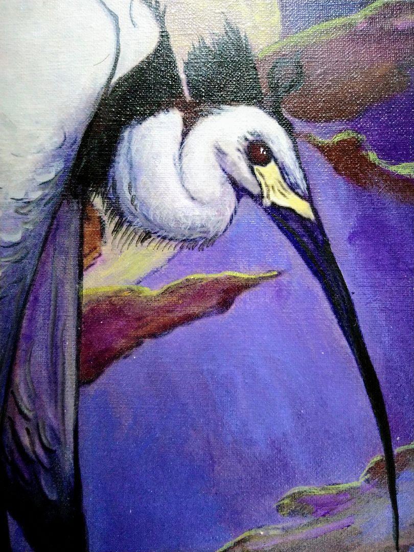 Yoshitaka Amano Oil Painting Hand Drawing Signed Original Art 16.14×12