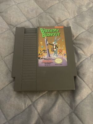 Authentic Copy of Bugs Bunny Birthday Blowout for Nintendo NES game only 