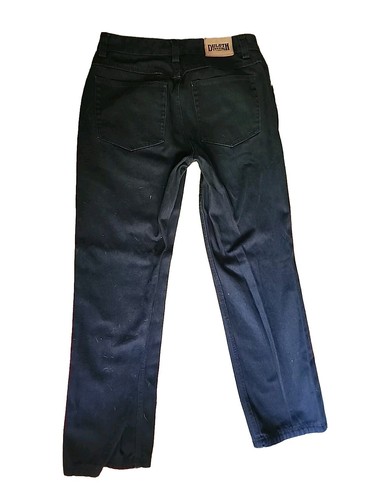 Duluth Trading Mens 34x34 Straight Leg Denim Work Jeans Black 100% Cotton - Picture 2 of 4