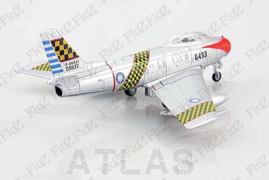 Taiwan Air Force F-86 Sabre F-86F 6433 1:100 diecast Aircraft plane Atlas Model - Image 2 of 4