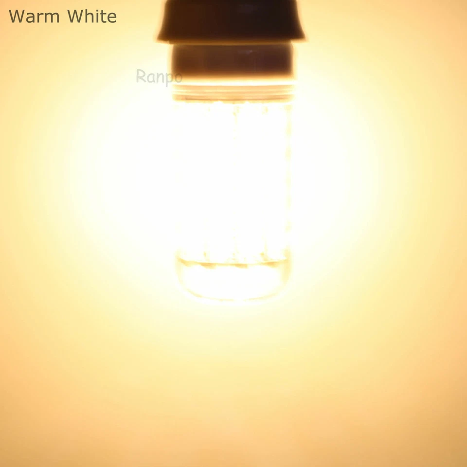 E14 E27 G9 B22 GU10 LED Corn Light Bulbs 7W - 30W White Lamps Energy Saving RE - Image 3 of 4