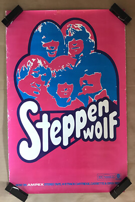 Vintage Original 1970s Steppenwolf Dunhill Rrcord promo music Memorabilia Pinup