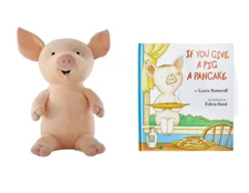 Kohl's Cares "If You Give a Pig a Party" Plush Pig Stuffed Animal & Book NEW