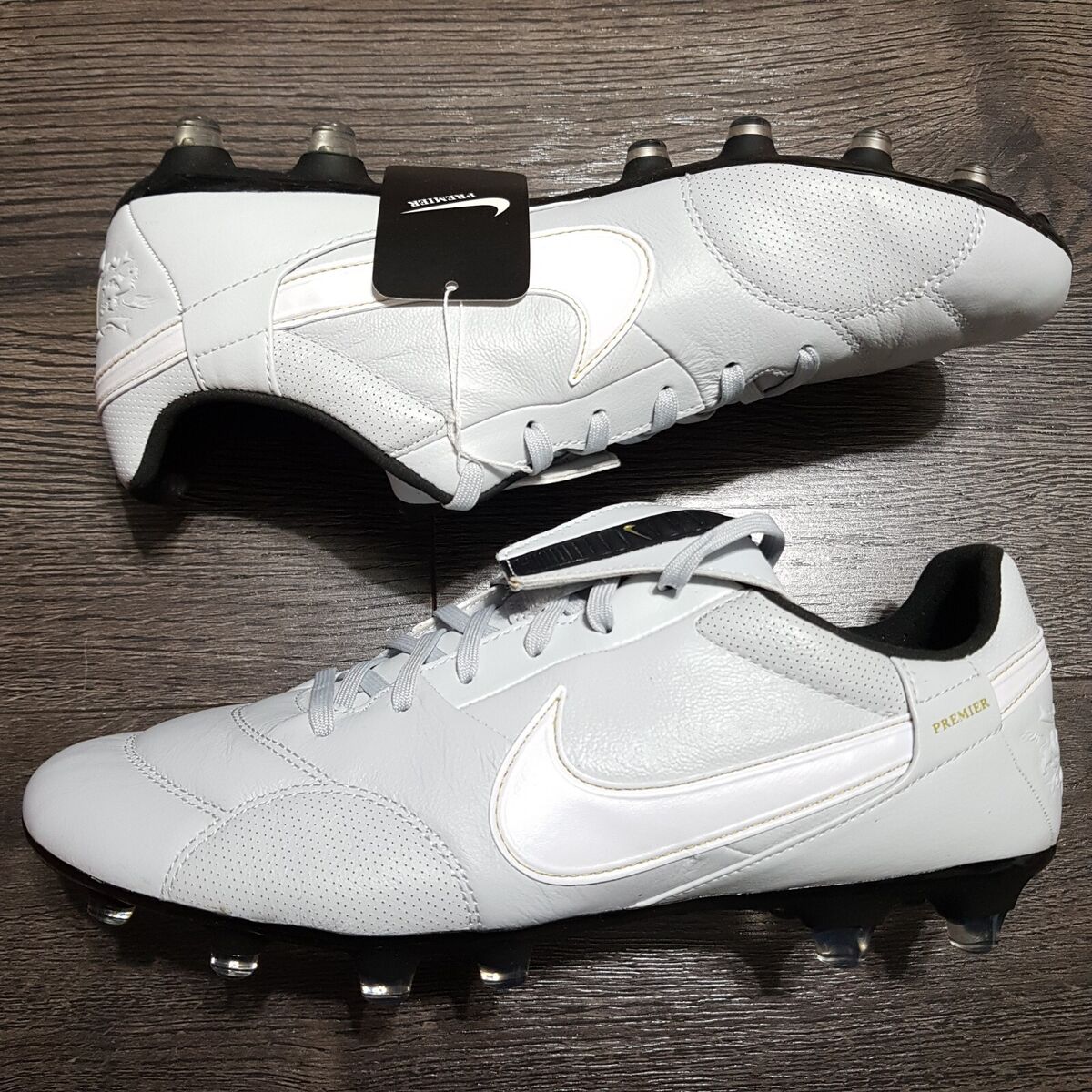 NIKE Premier 3 III FG Pure Platinum Soccer Cleats Mens 7-11 NIKE Premier 3 III FG Pure Platinum Soccer Cleats Mens 7-11