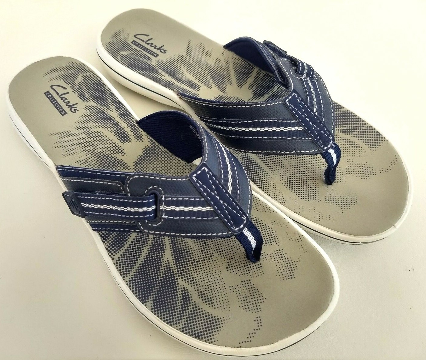 clarks breeze sea navy