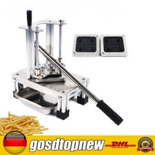 Kartoffelschneider Pommes Frites Schneider Edelstahl Gem��seschneider + 3 Klinge