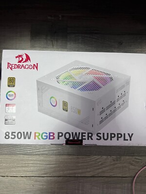 850W 80+ Gold Fully Modular ATX Power Supply, RGB Fan, 850 Watts ATX Gold WT:)26