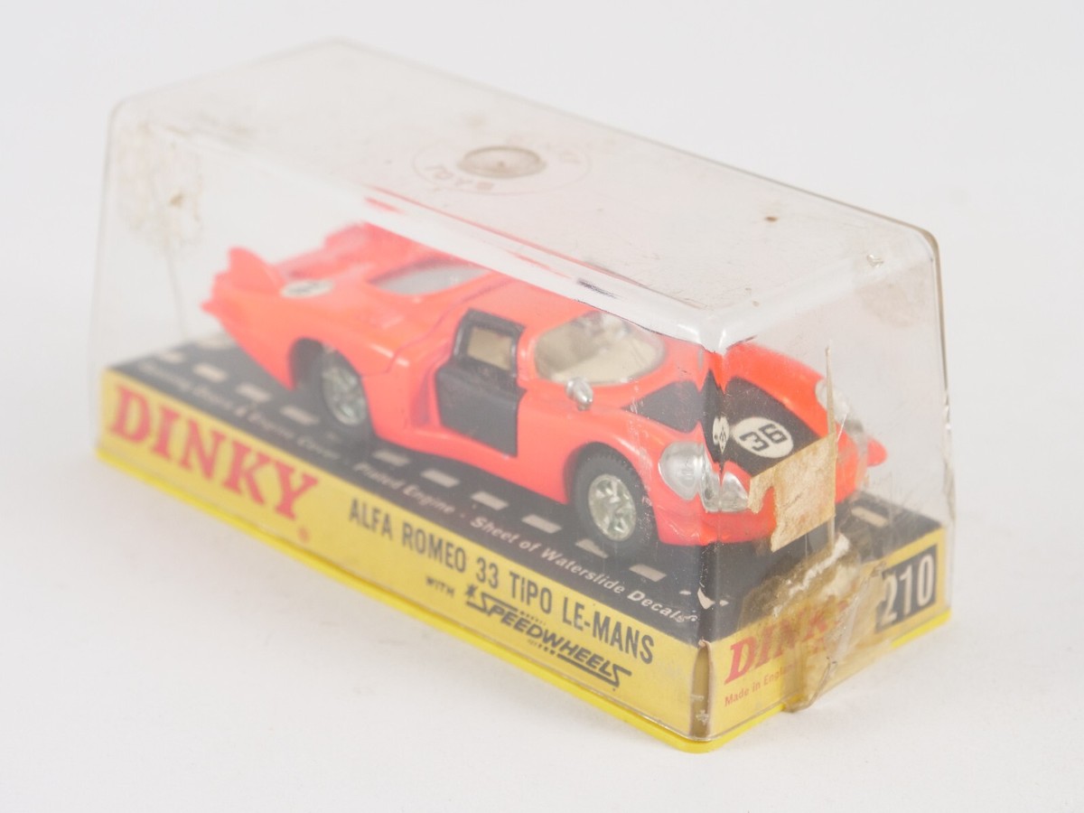 DINKY ENGLAND 210 Escala 1/43 | ALFA ROMEO 33/2 TIPO N 36 LE MANS 1968