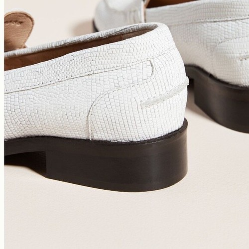 Anthropologie Liendo by Seychelles geprägtes Echtleder klassische Halbschuhe Schuhe 7 - Bild 5 von 7