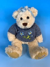 2000's Arctic Circle Collectible Alaska Bear 8" Plush w/ AK Flower Sweater B 