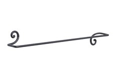 Decorative Wrought Iron Long Towel Bar Rack Holder Rod Handmade Hanger by RTZEN