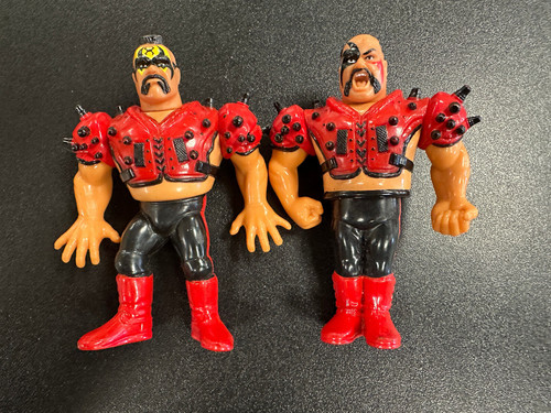 Hasbro WWF Road Warriors Hawk & Animal Figure...