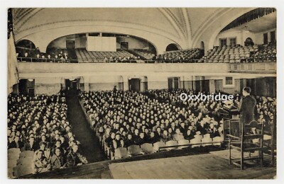 Hampton Institute 1924 Student Body Photo Card Ogden Hall Black College