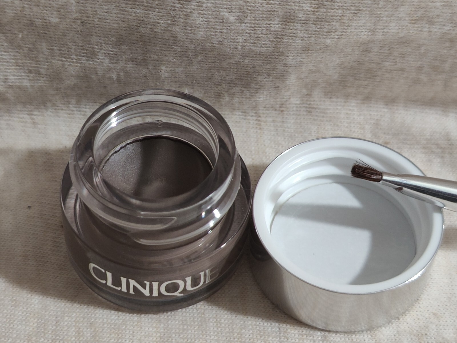 Clinique Brush On Cream Liner 03 Smoke Grey .17 oz NWOB {FREE SHIPPING