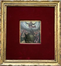 Giovanni Balducci Original Painting on Copper Italian Renaissance Art Old Master