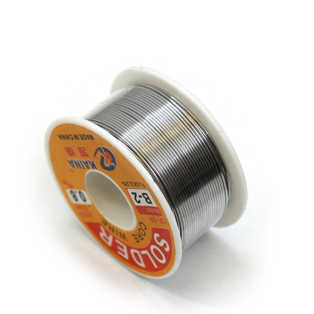 Estaño Para Soldar - 2 Rollos De Hilo De Soldadura Con Núcleo De Resina, 63% De Estaño Y 0.8 Mm De Grosor