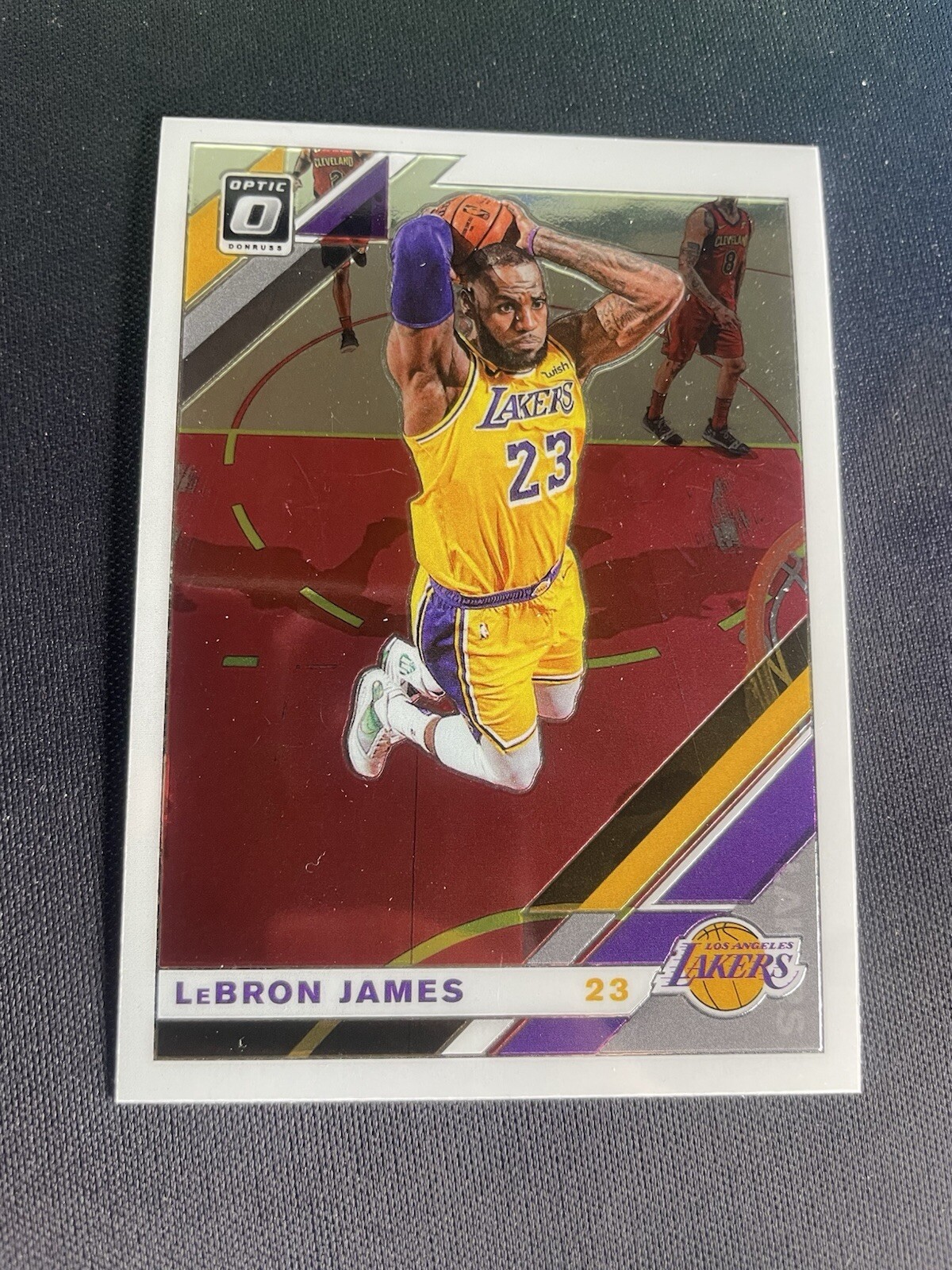 2019-20 Panini Donruss Optic Lebron James #60 Lakers HOF