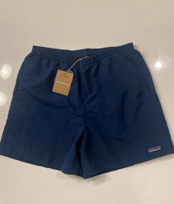 $65 Patagonia Men's Baggies Shorts Lined Blue Inseam 5” Tidepool