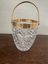 Vintage WMF Germany Wurttembergische Metallwarenfabrik Crystal Ice Bucket