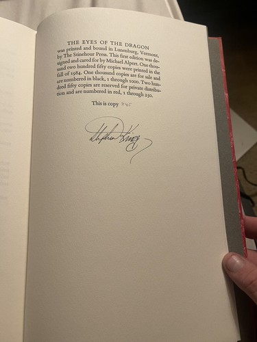 Stephen King The Eyes Of The Dragon Illustrated Signed Philtrum Press 1984 - Picture 2 of 6