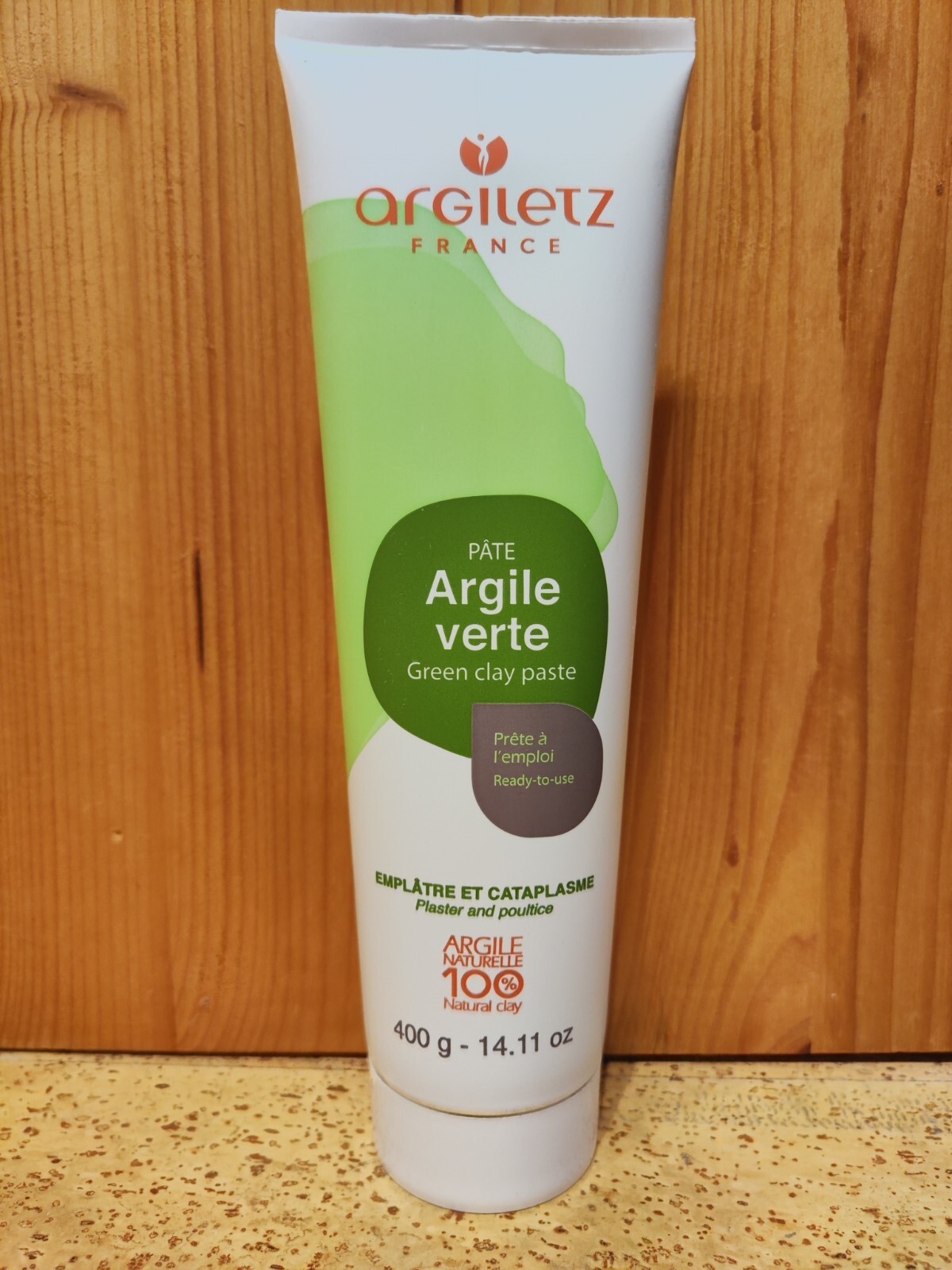 Argiletz Grüne Tonerde 400g Tube - Argile verte Green clay paste