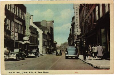 PC QUEBEC RUE ST. JEAN QC CANADA (a28919)