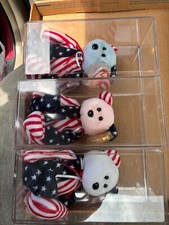 Vintage TY "Spangle" the USA Bear (1999) The Beanie Babies Collection