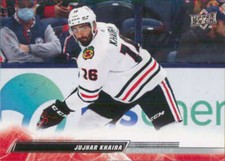 2022-23 Upper Deck Hockey #39 Jujhar Khaira  Chicago Blackhawks 